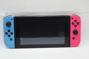 D674H 049 Nintendo Switch Nintendo switch new model body *Joy-Con left right only present condition goods Junk 