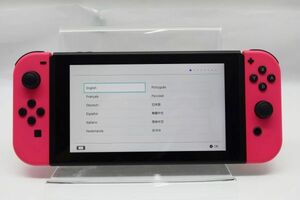 D675H 049 Nintendo Switch ニンテンドースイッチ 新型 本体・Joy-Con左右のみ 動作確認済 中古品