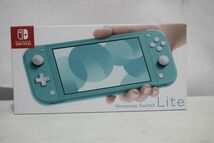 D683H 049 Nintendo Switch Lite ニンテンドースイッチライト ターコイズ 動作確認済 中古品_画像1
