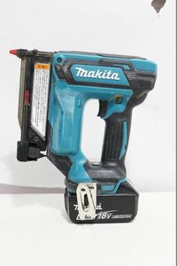 D751H 098 Makita マキタ 充電式ピンタッカ PT353D + バッテリー BL1860B 本体のみ 動作確認済 中古品