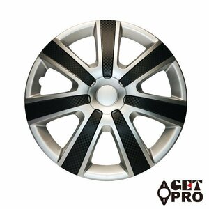  wheel cover 15 -inch 4 pieces set all-purpose goods ( silver & black ) spoke type wheel cap set GET-PRO immediate payment free shipping Okinawa un- possible 