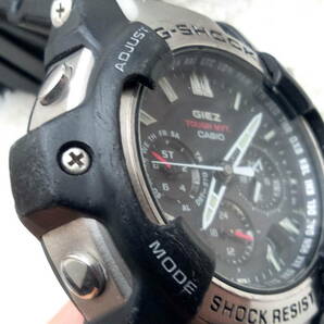 稼働ジャンク扱い カシオ GS-1400-1AJF 電波ソーラー クロノグラフ スクリューバック G-SHOCK GIEZ の画像4