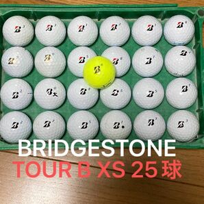年式混合 ロストボール BRIDGESTONE A級B級 TOUR B X 計25球 ブリヂストン BRIDGESTONE 