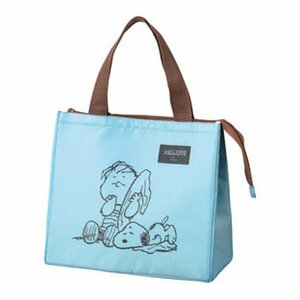  Snoopy * Snoopy Mate square keep cool temperature bag lunch bag * inside side aluminium specification .. present inserting * blue group 