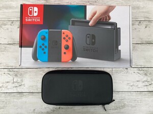 【K】Nintendo Switch ニンテンドースイッチ 旧型　本体+備品　通電確認済み　ジャンク扱い【4708】