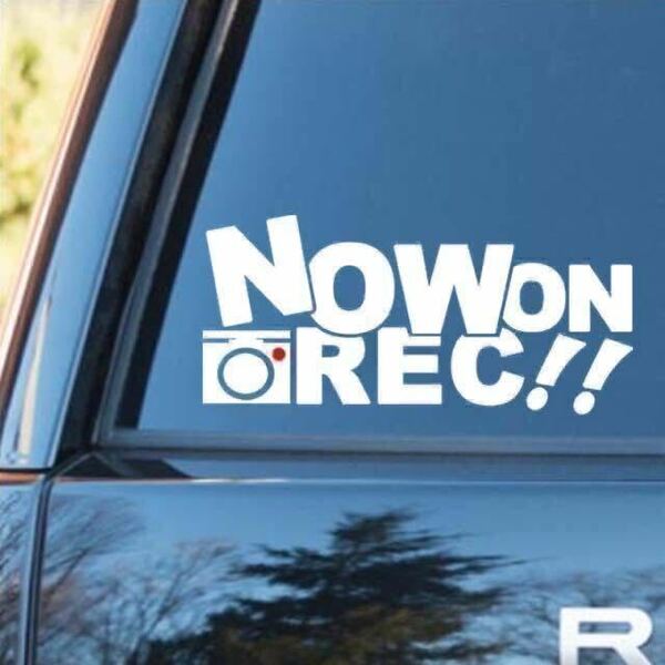 ステッカー/ロゴ ドライブレコーダー now on rec!