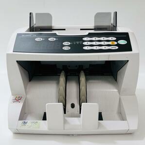 ①【動作確認済】小型紙幣計数機 GLORY製 グローリー GFB-80-E 集計機器 計算機 卓上型 ハイスピード お札カウンター キャッシャーの画像2