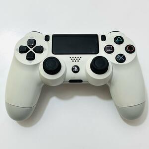 ⑲【純正品】PS4 ワイヤレス コントローラー DUALSHOCK4 CUH-ZCT1J ホワイト プレイステーション4 白