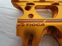 W.24.E.14　TO　★送料230円定額☆　フラットペダル　TIOGA　Surefoot mini　ゴールドカラー　ペア　USED　☆_画像8