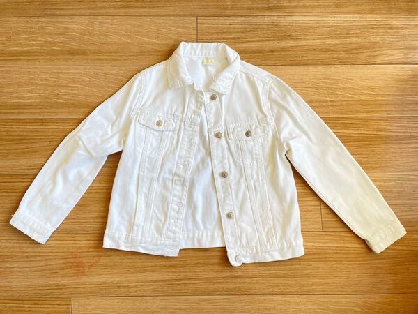 ZARA ホワイトデニムジャケット 140