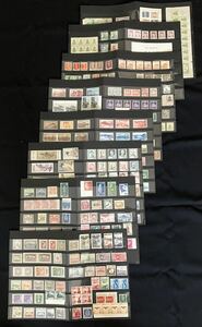  Japan stamp [ all with defect ] old stamp various together unused commemorative stamp / ordinary stamp / national park / tourist attraction / hobby week / cultured person / country body etc. 