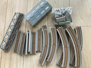 * TOMIXto mixed set! height .. attaching rail, new tiger s shape iron ., machine ., another 