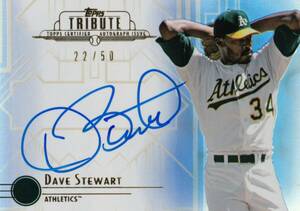 【DAVE STEWART】直筆サインカード 50枚限定 2014 TOPPS AUTO TRIBUTE AUTOGRAPH