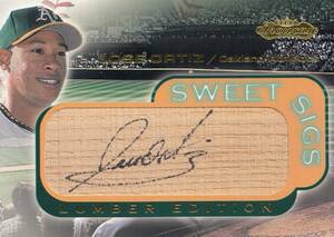 【ホセ・オーティズ】直筆サインカード オリックスバファローズ 2001 FLEER SWEET SIG LUMBER EDITION JOSE ORTIZ AUTO #検索 BBM EPOCH