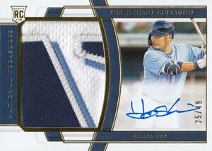 【筒香嘉智】ジャージ 直筆サインカード 49枚限定 横浜DeNAベイスターズ 2020 PANINI NATIONAL TREASURES AUTO #検索 TOPPS BBM EPOCH