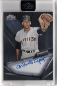 【ORLANDO CEPEDA】直筆サインカード 2021 TOPPS CHROME BLACK BASEBALL AUTO 《専用ケース入り》