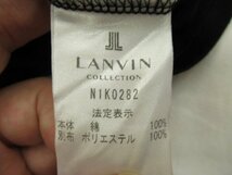 LANVIN COLLECTION ランバン コレクション レディース 襟と袖がシフォン素材 半袖トップス ブラウス 40 ブラック ★クロゆパ3可★o157_画像9