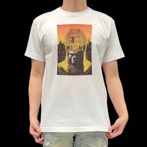 未使用 新品 Planet of the Apes Ursus 猿の惑星 ウルサス将軍 人間 檻 洋書 表紙 Tシャツ S M L XL ビッグ オーバーサイズ XXL~5XL ロンT 