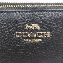 【4918】1円～ COACH コーチ セカンドバッグ ショルダーバッグ 2way L1948 F34265 レディース レザー 黒 ブラック ストラップ付_画像4