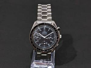 【47234】OMEGA オメガ Speedmaster スピードマスター オートマチック 自動巻き 黒文字盤 クロノグラフ タキメーター 腕時計 メンズ