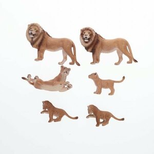 【同梱不可】ライオン(仔・オス・メス) まとめてセット 完成品 Schleich(シュライヒ) 61152387