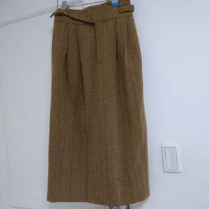 エリンのフラノ地ロングタイトスカート