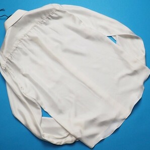 新品訳定価3万円 ARTISAN アルチザン 日本製 シルク100% ロングスリーブシャツL白(02) 19IR01の画像2