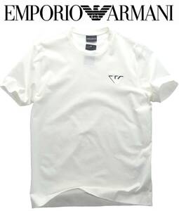 春夏物37,000円新品EMPORIO ARMANIアルマーニ★無地プレーンが好きだけどクラス感が欲しい。そんな方にお勧めの白T【欧米XXL＝日本2～3XL