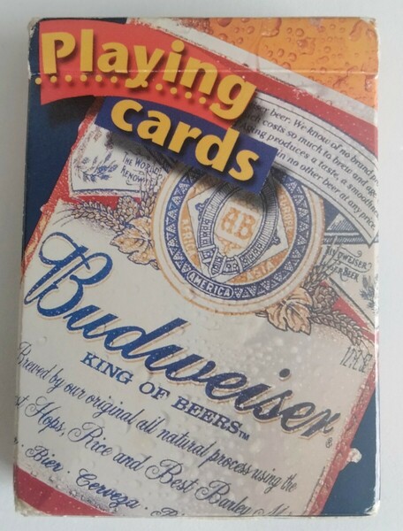 【送料無料】レア 当時物 海外製 バドワイザーグッズ トランプ プレイングカード Budweiser Playing cards