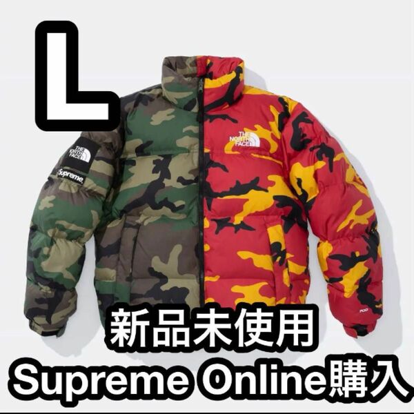 【Lサイズ最安値】supreme The North Face 24ss Split Nuptse Jacket L