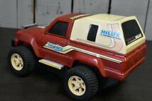 Qm827 1981 Bandai Robo Machine Robot Winch Truck Toyota HILUX 可変ウインチロボ トヨタ ニューハイラックス 昭和56年製 60サイズ_画像4