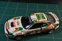 Qm835 1:24 トヨタ セリカ GT4 モンテカルロ ラリーカー ラリー仕様 完成品 Toyota Celica GT4 D.Oriol Monte Carlo Rally 1993 60サイズ_画像5