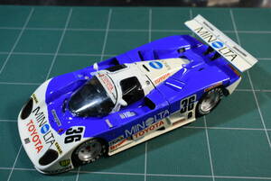 Qm845 1:24 ミノルタ トヨタ 88C ルマン 完成品 MINOLTA TOYOTA 88C LE MANS 1988 #36 60サイズ