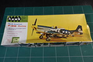 Qm959 【絶版 1976年製】Vtg Hawk 1:48 Hawk North American P-51D Mustang ホーク ノースアメリカン P-51 マスタング 60size