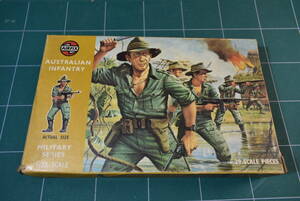 Qm977 絶版 1970's Airfix 1:32 ww2 Australian Infantry オーストラリア軍歩兵 26体 ヴィンテージ 60size