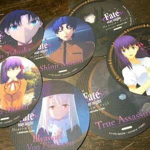 【即決/送料無料】 Fate/stay night フェイトステイナイト グッドスマイル×アニメイトカフェ コラボコースター7種まとめ売り