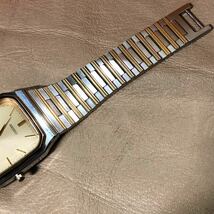 【即決/送料無料】 SEIKO DOLCE 7741-5130 vintage セイコードルチェ ヴィンテージクォーツ コンビカラードレスウォッチ 中古腕時計 年代物_画像7