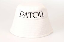 パトゥ コットン パトゥ バケットハット ホワイト サイズL PATOU AC0270132 001W WHITE UNISEX 新品/3_画像7