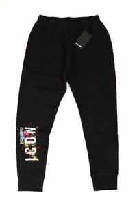 ディースクエアードDSQUARED2 スエットパンツ ジョガーパンツ アイコンロゴ ブラック サイズＳメンズ V-ICON JOGGER S79KA0034 BK 新品