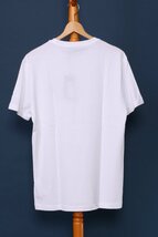 ヴェルサーチ ベルサーチ メンズ メドゥーサ ワンポイント刺繍 Tシャツ ホワイト サイズXL versace A89289 わけあり 新品_画像6