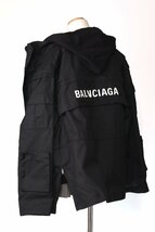 バレンシアガ オールインパーカージャケット M-65 TYPE ブラック サイズL ユニセックス BALENCIAGA 746450 TOO32 1000 BLACK UNISEX/新品_画像7