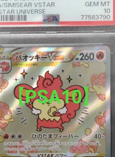 バオッキーVSTAR【PSA10】 SAR VSTARユニバース ポケモンカード ポケカ ★宅急便コンパクトにて発送★ちいかわ☆