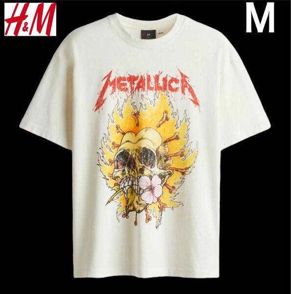 新品 H&M × METALLICA メタリカ コラボ Tシャツ M