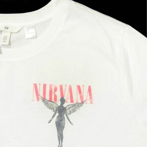 新品 H&M × NIRVANA 天使ロゴ Tシャツ XL.