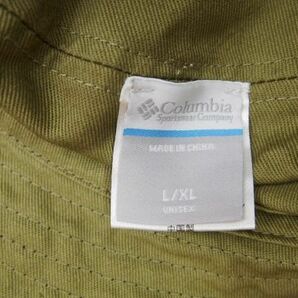 r1_7136k ★定形外 配送★ 美品 Columbia コロンビア×YURIE コラボ オレゴンケープバケットハット リバーシブル 黒×カーキ/サイズL/XLの画像7