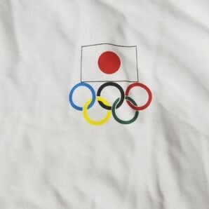 r1_7255k ★定形外 配送★ 美品 オリンピック 日本代表 選手支給品 別注 アシックス 半袖Tシャツ サイズOの画像4