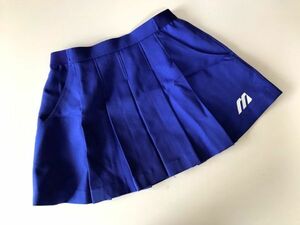 ss_1010y * нестандартный рассылка * превосходный товар mizuno Mizuno сделано в Японии теннис одежда 2 карман иметь юбка в складку юбка мини-юбка группа синий цвет W63