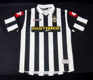 r1_7112k ★定形外 配送★ イタリア製 ユヴェントスFC 2001-2002 HOME 1st ユニフォーム lotto ロット サイズL