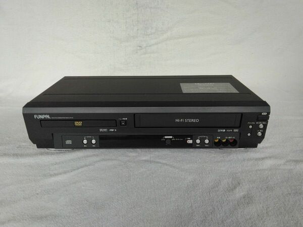 船井電機　DVD/VHSコンビネーションデッキ　FUNPAL DP-W1 2004年製