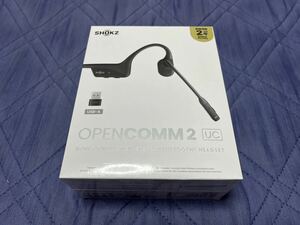 【未開封】【未使用】Shokz OpenComm2 UC Black 骨伝導ヘッドセット